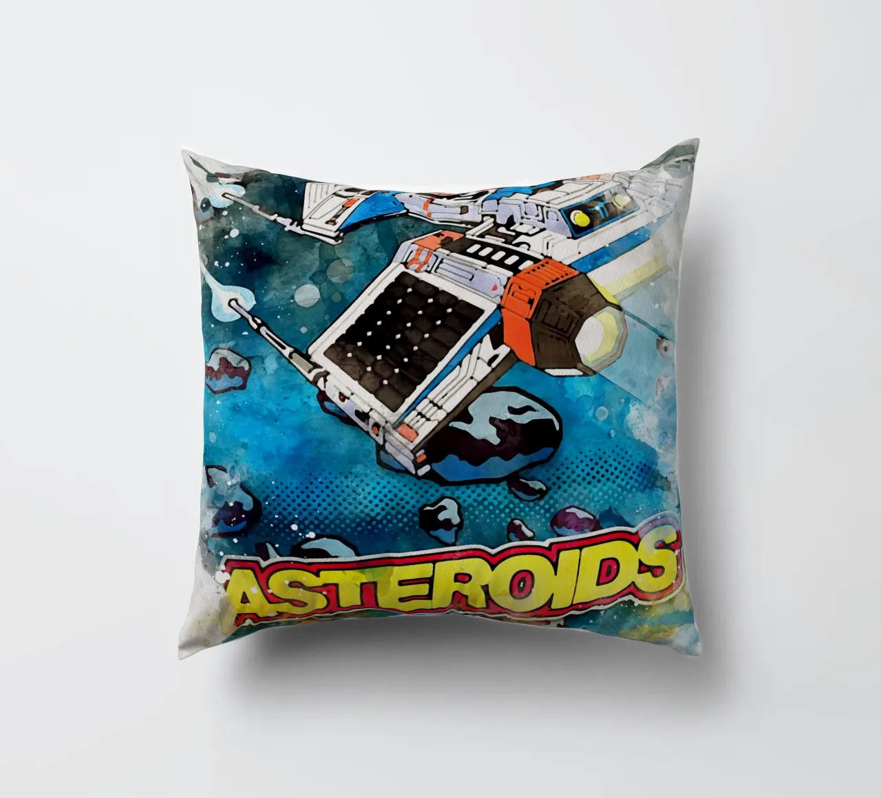 Asteroids Watercolor cuscino da CreativeStudio