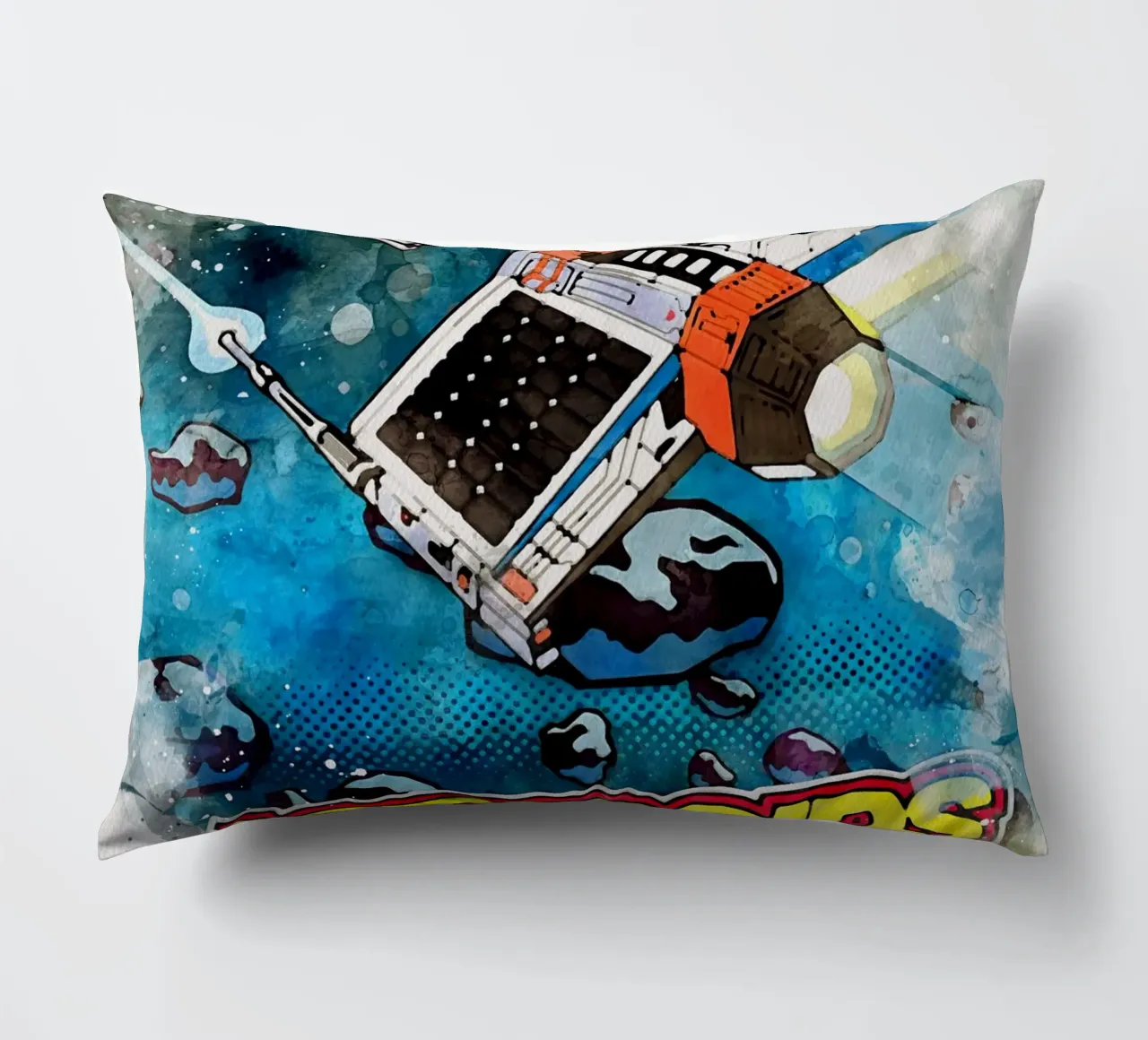 Asteroids Watercolor cuscino da CreativeStudio