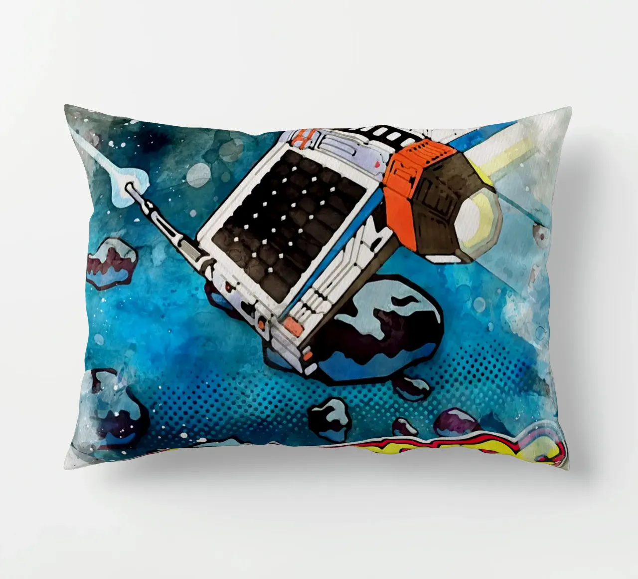 Asteroids Watercolor cuscino da CreativeStudio