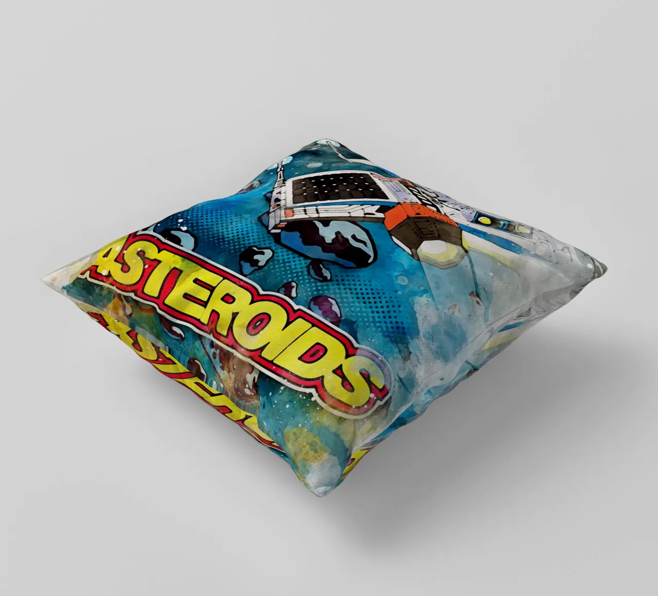 Asteroids Watercolor cuscino da CreativeStudio