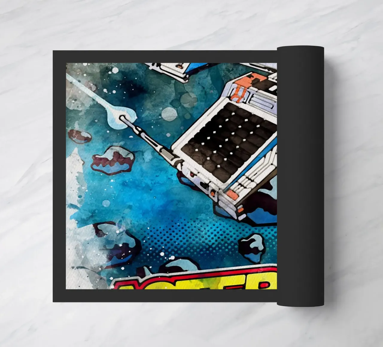 Asteroids Watercolor zerbino da CreativeStudio