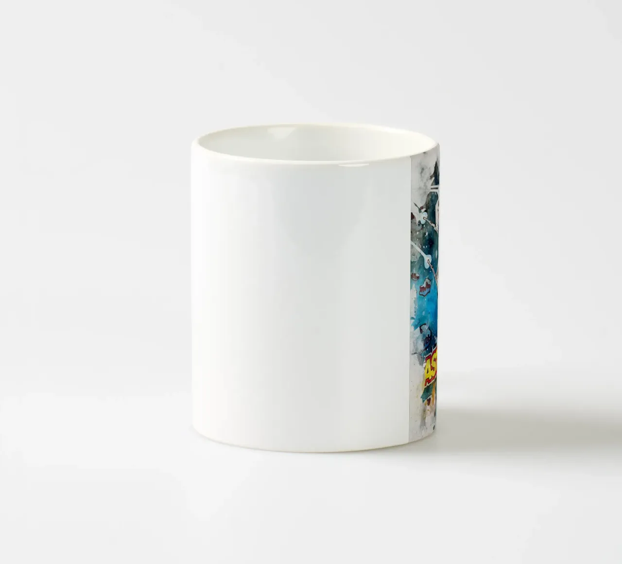 Asteroids Watercolor tazza in ceramica da CreativeStudio