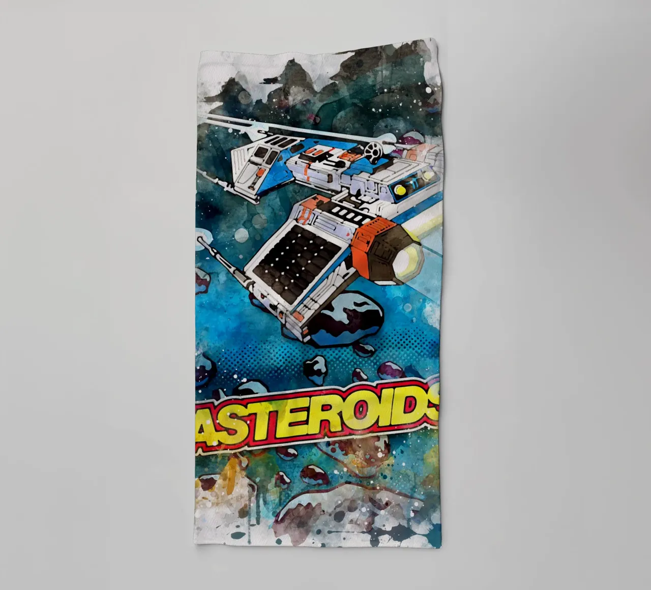 Asteroids Watercolor asciugamano da bagno da CreativeStudio
