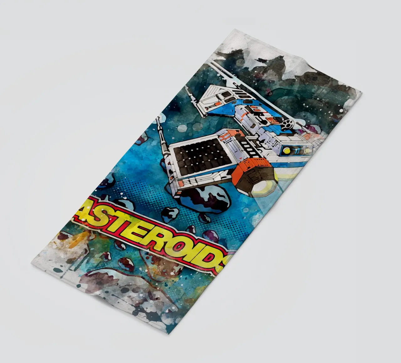 Asteroids Watercolor telo mare da CreativeStudio