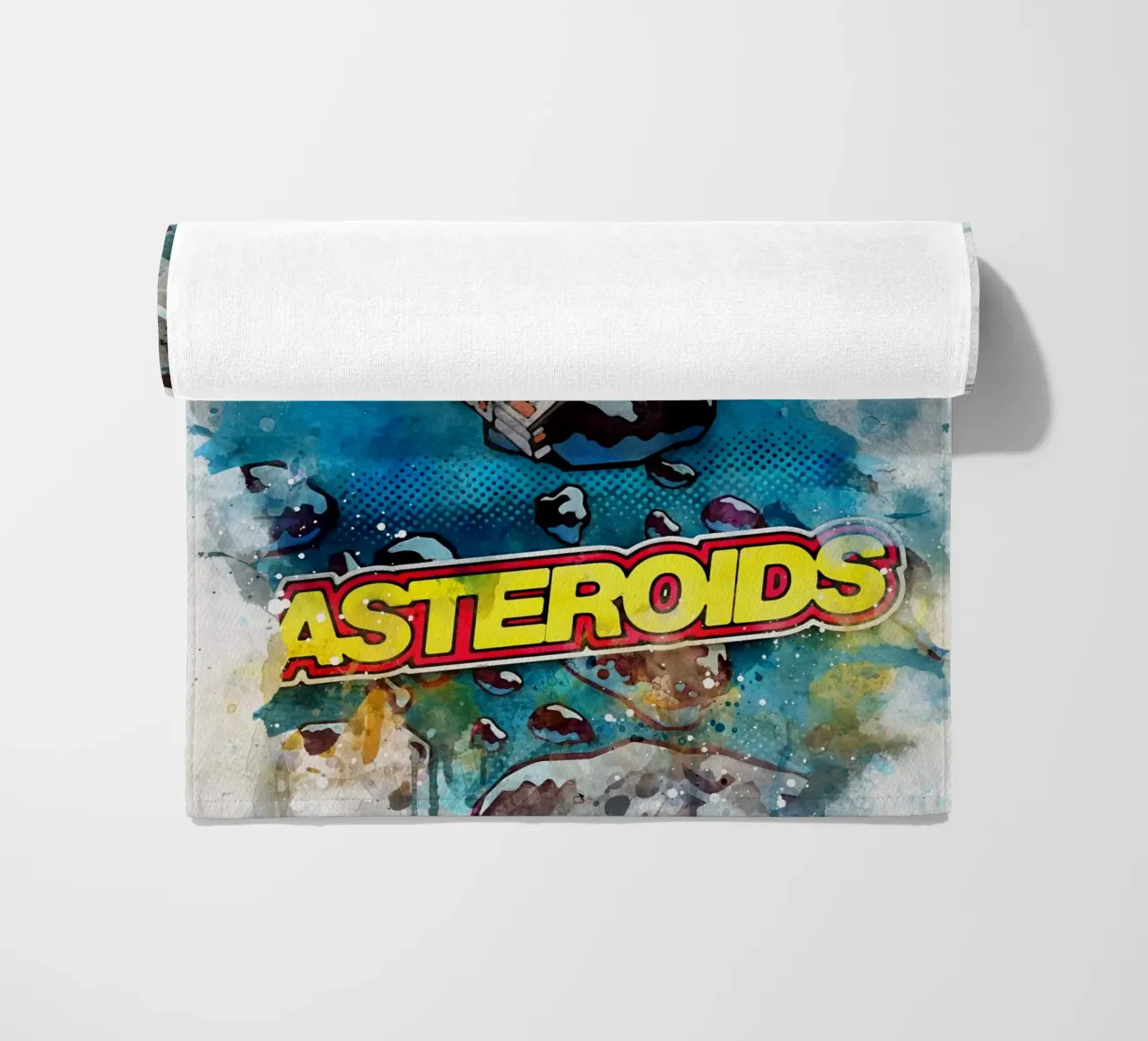 Asteroids Watercolor telo mare da CreativeStudio