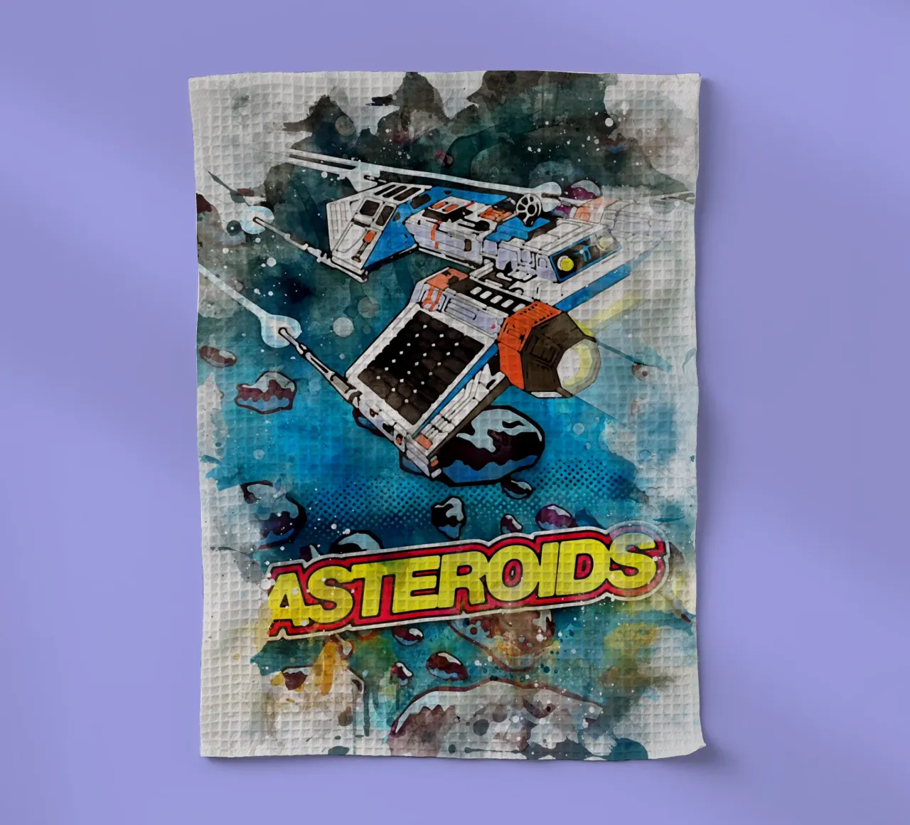 Asteroids Watercolor canovaccio da cucina da CreativeStudio