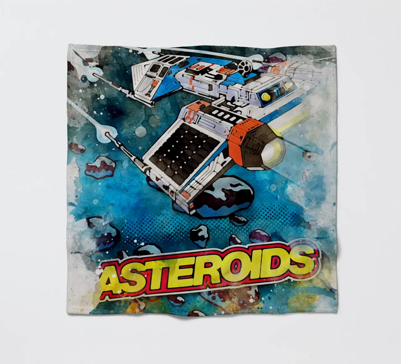 Asteroids Watercolor coperta in pile da CreativeStudio