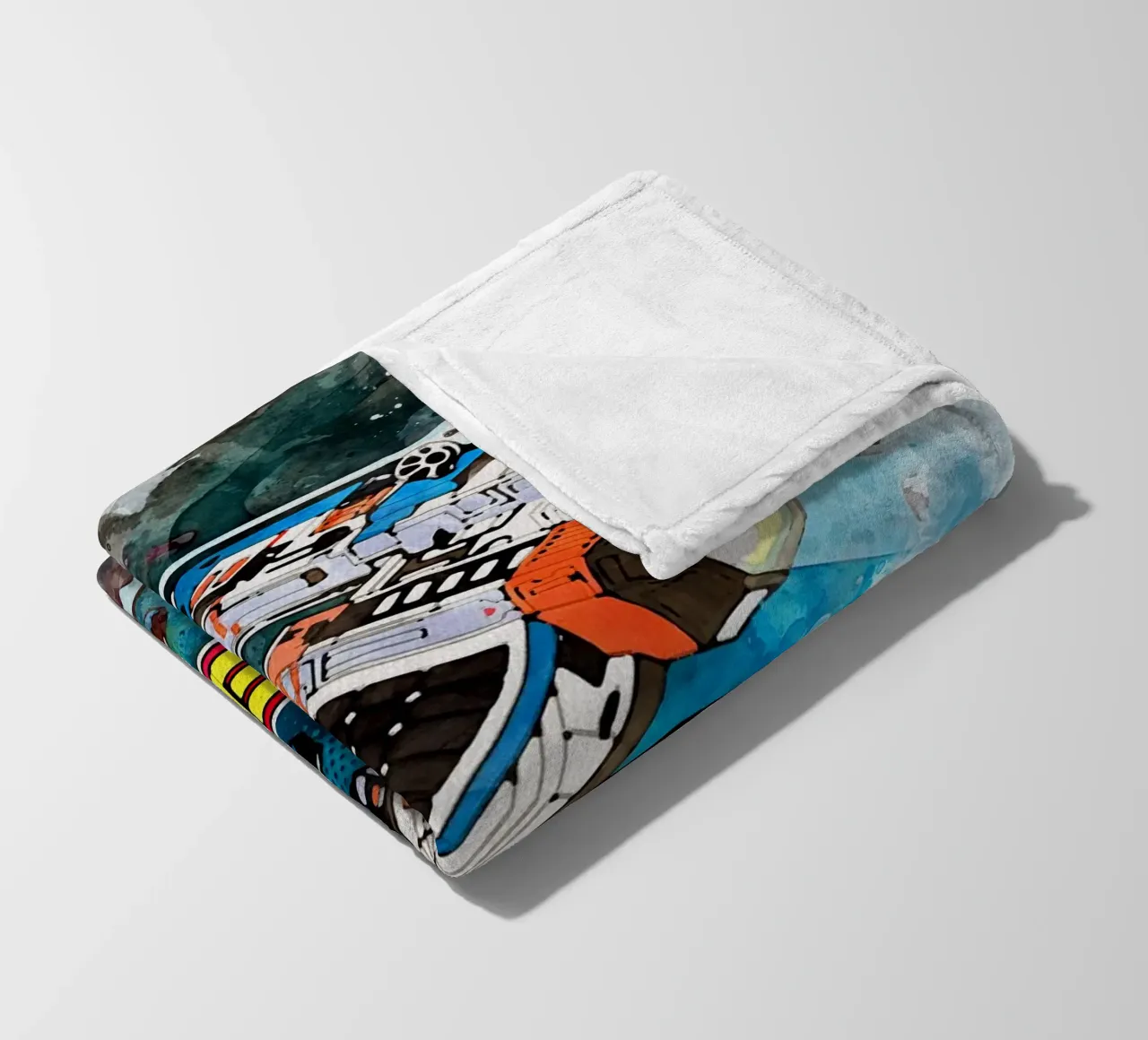 Asteroids Watercolor coperta in pile da CreativeStudio