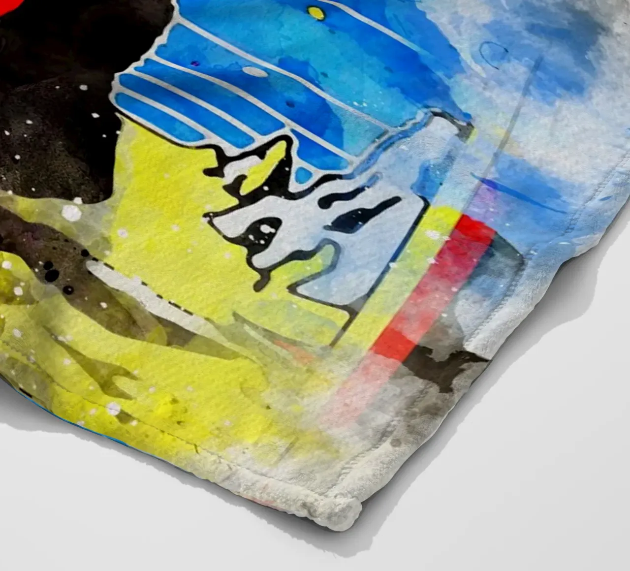Asteroids  Watercolor coperta in pile da CreativeStudio