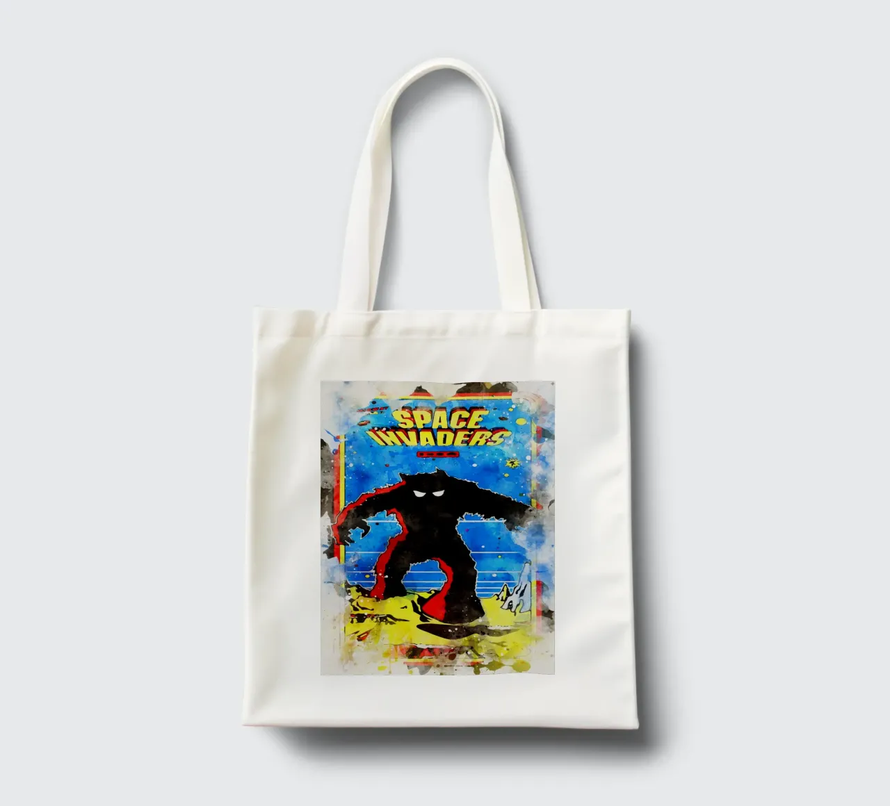 Asteroids  Watercolor borsa in juta da CreativeStudio