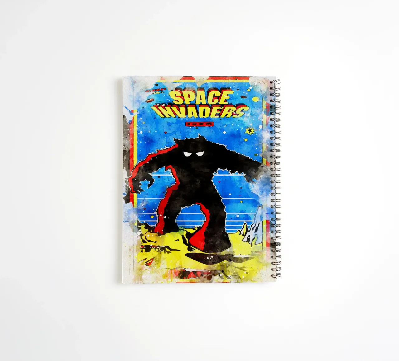 Asteroids  Watercolor spiral notebook by CreativeStudio