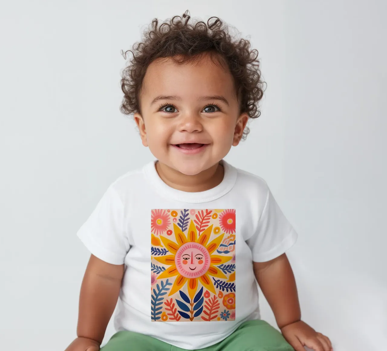 Sole allegro maglietta neonato da KidzStudio
