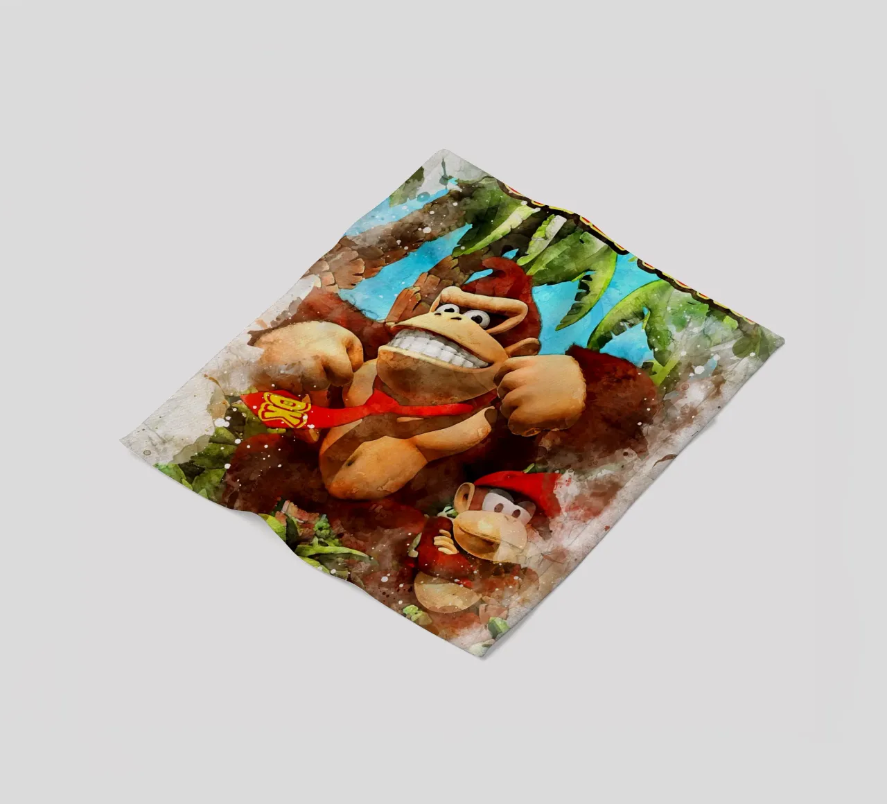 Donkey Kong Country fleece blanket by CreativeStudio