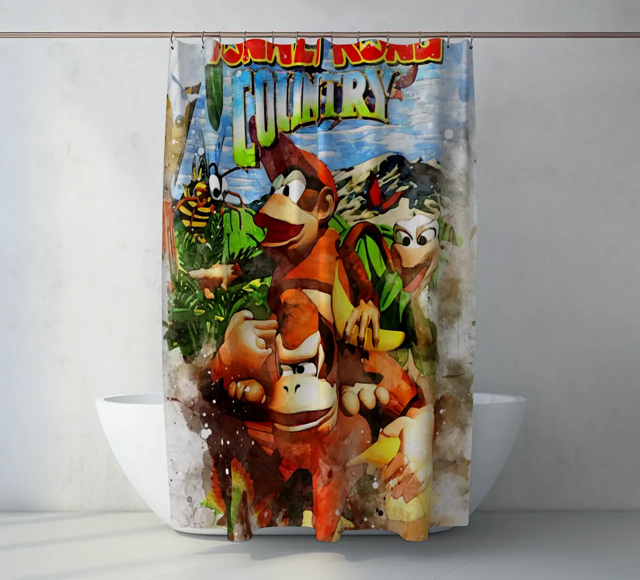 Donkey Kong Country tenda da doccia da CreativeStudio