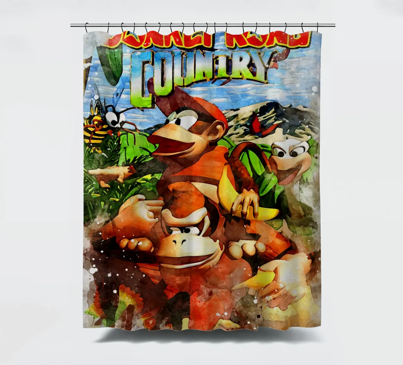 Donkey Kong Country tenda da doccia da CreativeStudio