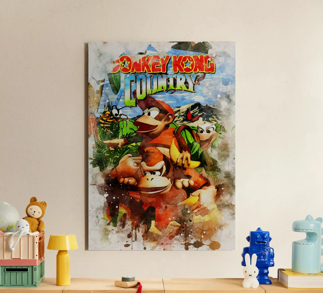 Donkey Kong Country alluminio dibond da CreativeStudio