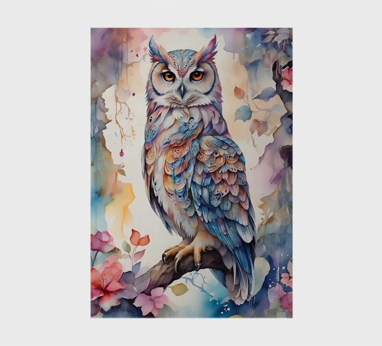 an elegant owl notebook by 🎁 ARTVI-SHOP