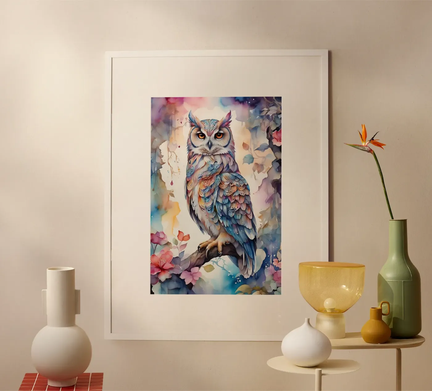 eine elegante Eule Poster von 🎁 NOBELART