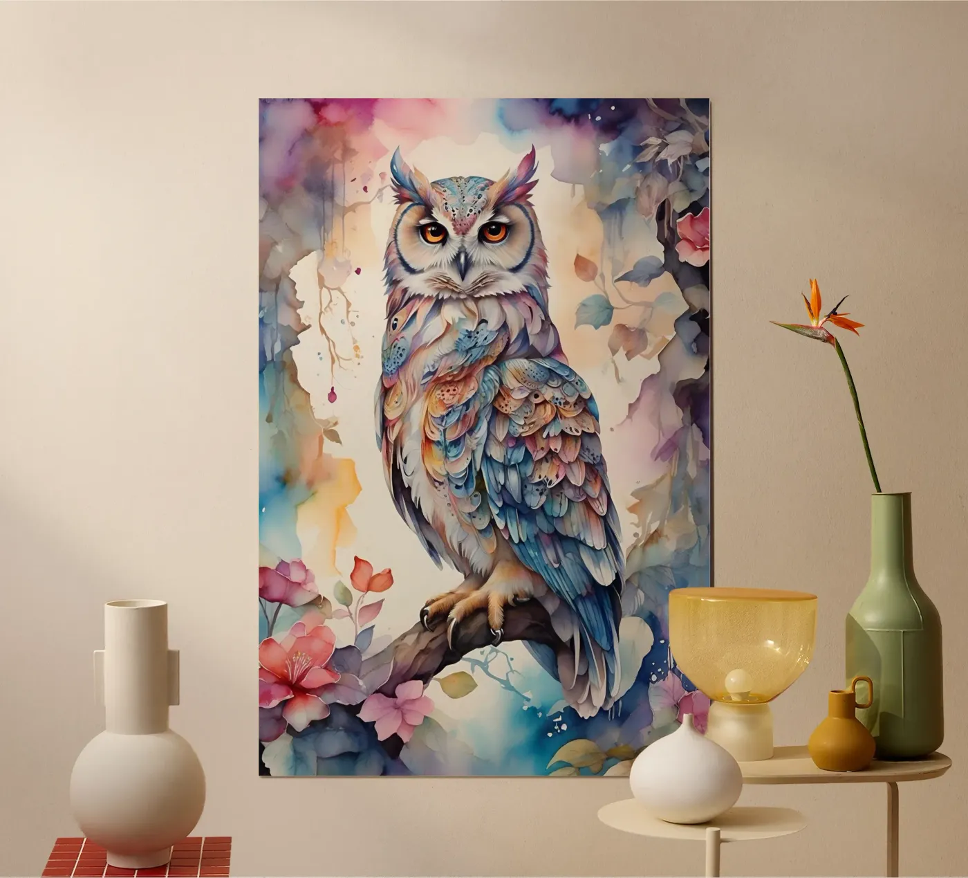 eine elegante Eule Poster von 🎁 NOBELART