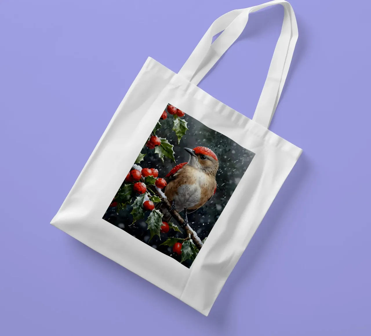 un uccello gufo borsa in juta da 🎁 ARTVI-SHOP