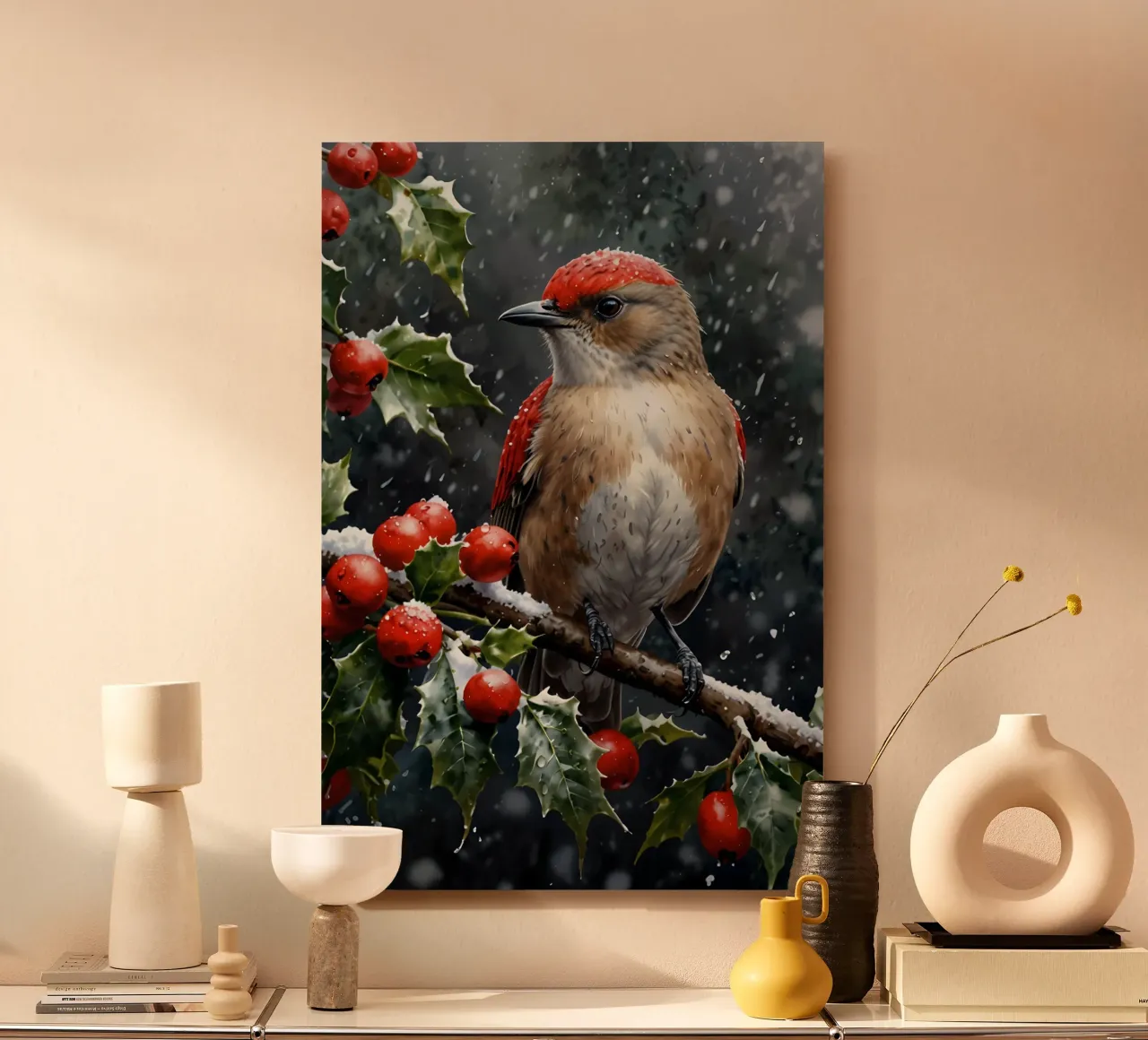 un uccello gufo alluminio dibond da 🎁 ARTVI-SHOP