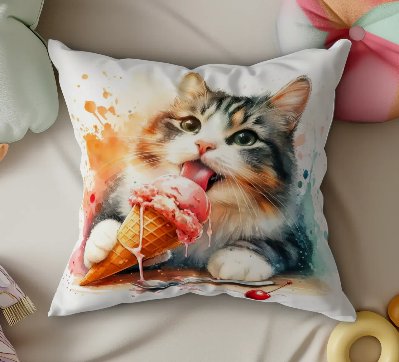 Gatto molto freddo cuscino da 🎁 ARTVI-SHOP