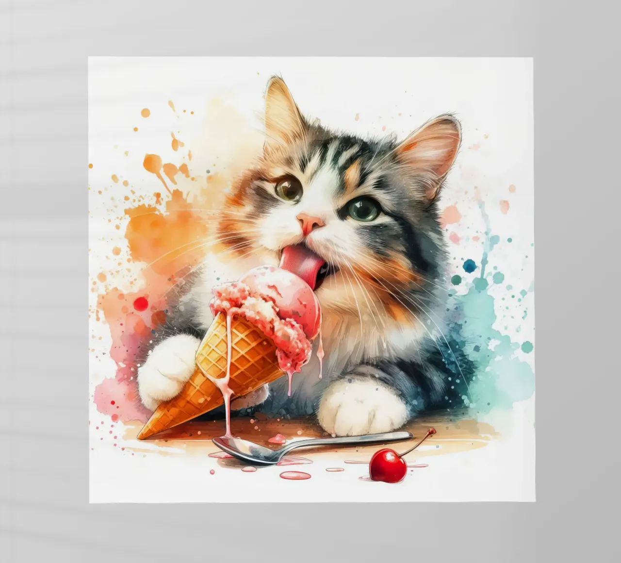 Gatto molto freddo pellicola backlit da 🎁 ARTVI-SHOP