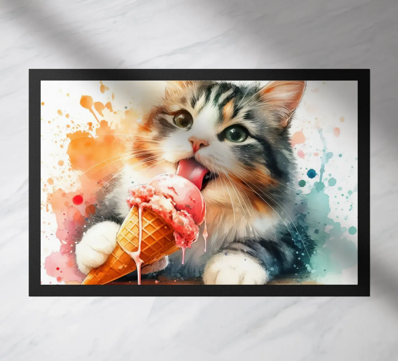Gatto molto freddo zerbino da 🎁 ARTVI-SHOP