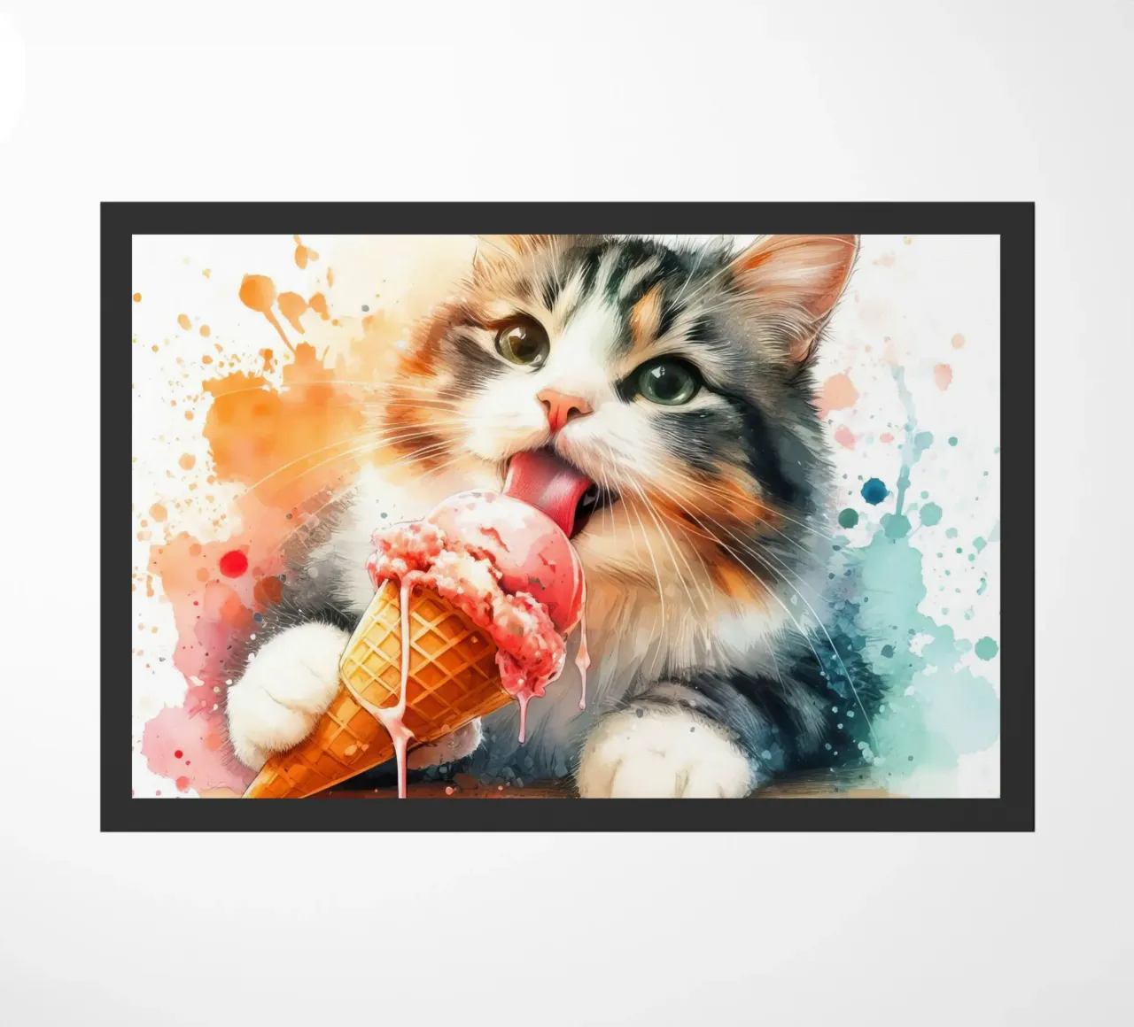 Gatto molto freddo zerbino da 🎁 ARTVI-SHOP