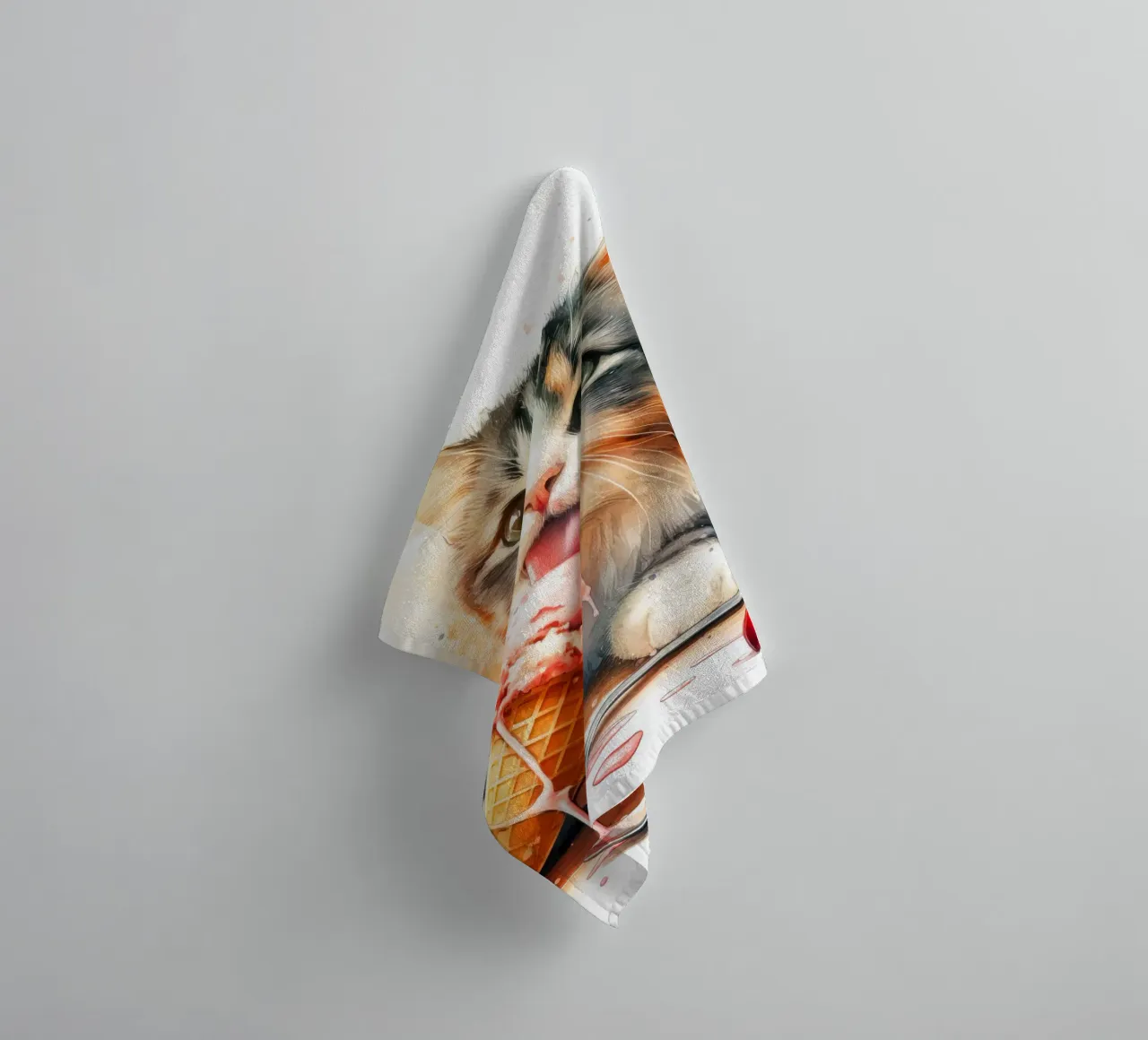 Ub sehr kalte Katze Handtuch von 🎁 ARTVI-SHOP