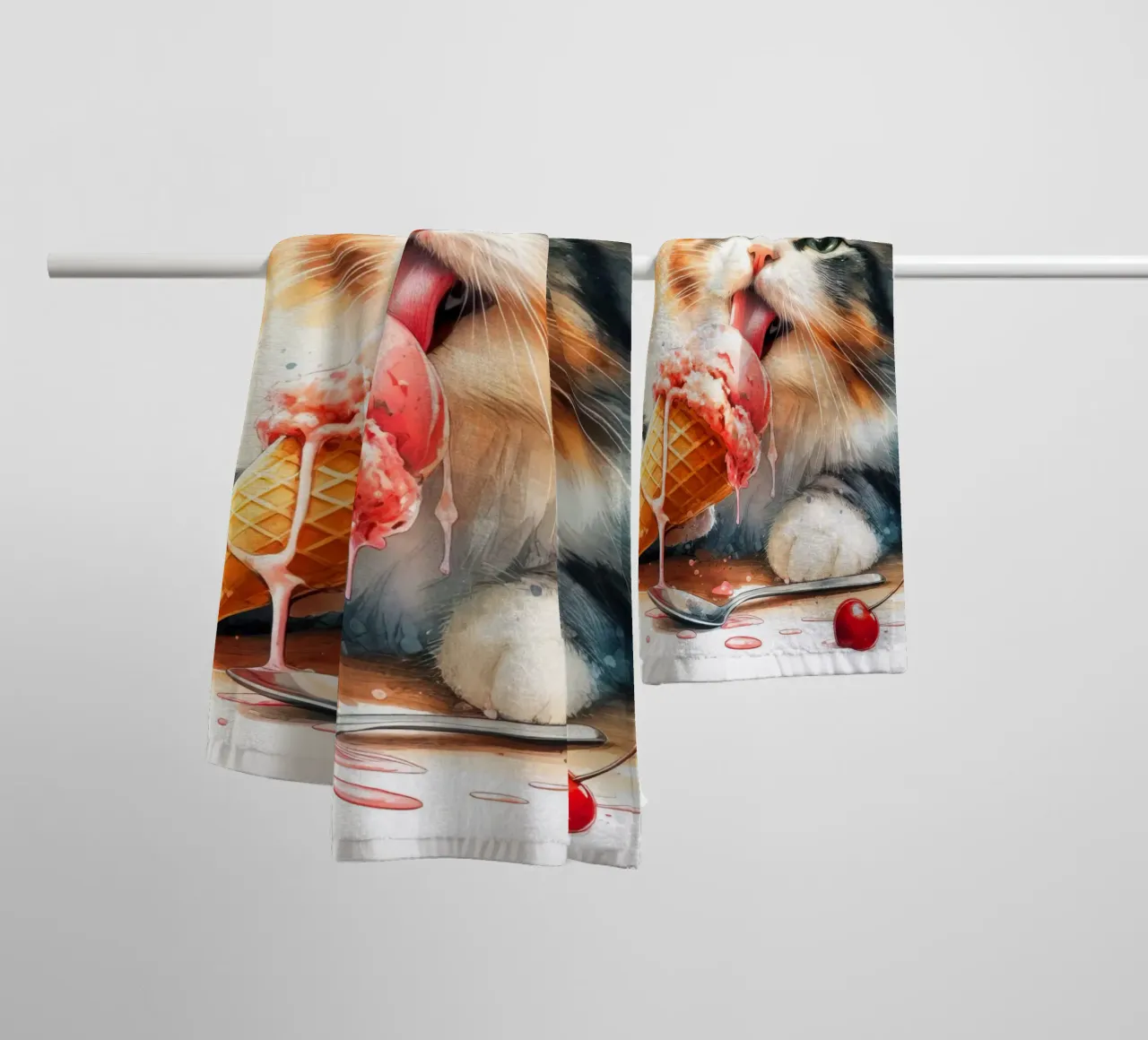 Ub sehr kalte Katze Handtuch von 🎁 ARTVI-SHOP
