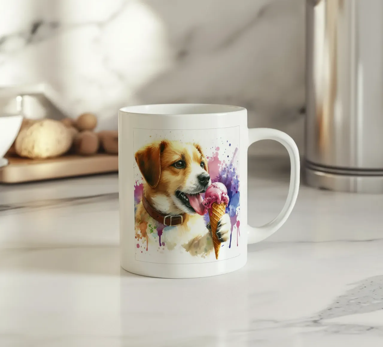 Cane Ub molto freddo tazza in ceramica da 🎁 ARTVI-SHOP