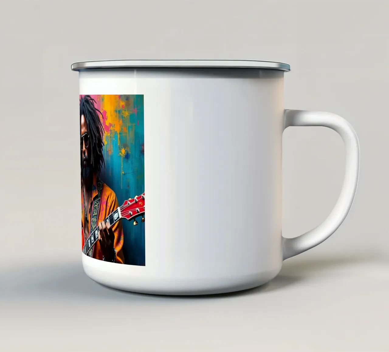 lenny kravitz tazza in smalto da 🎁 ARTVI-SHOP