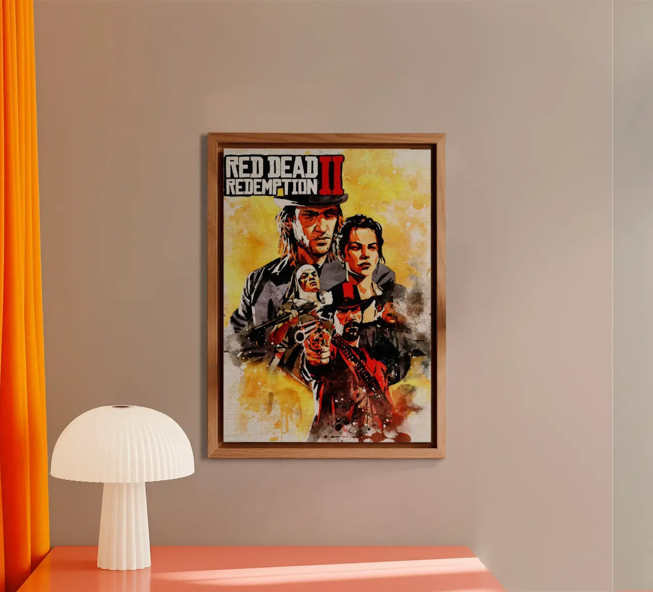 Red Dead Redemption II alluminio dibond da CreativeStudio