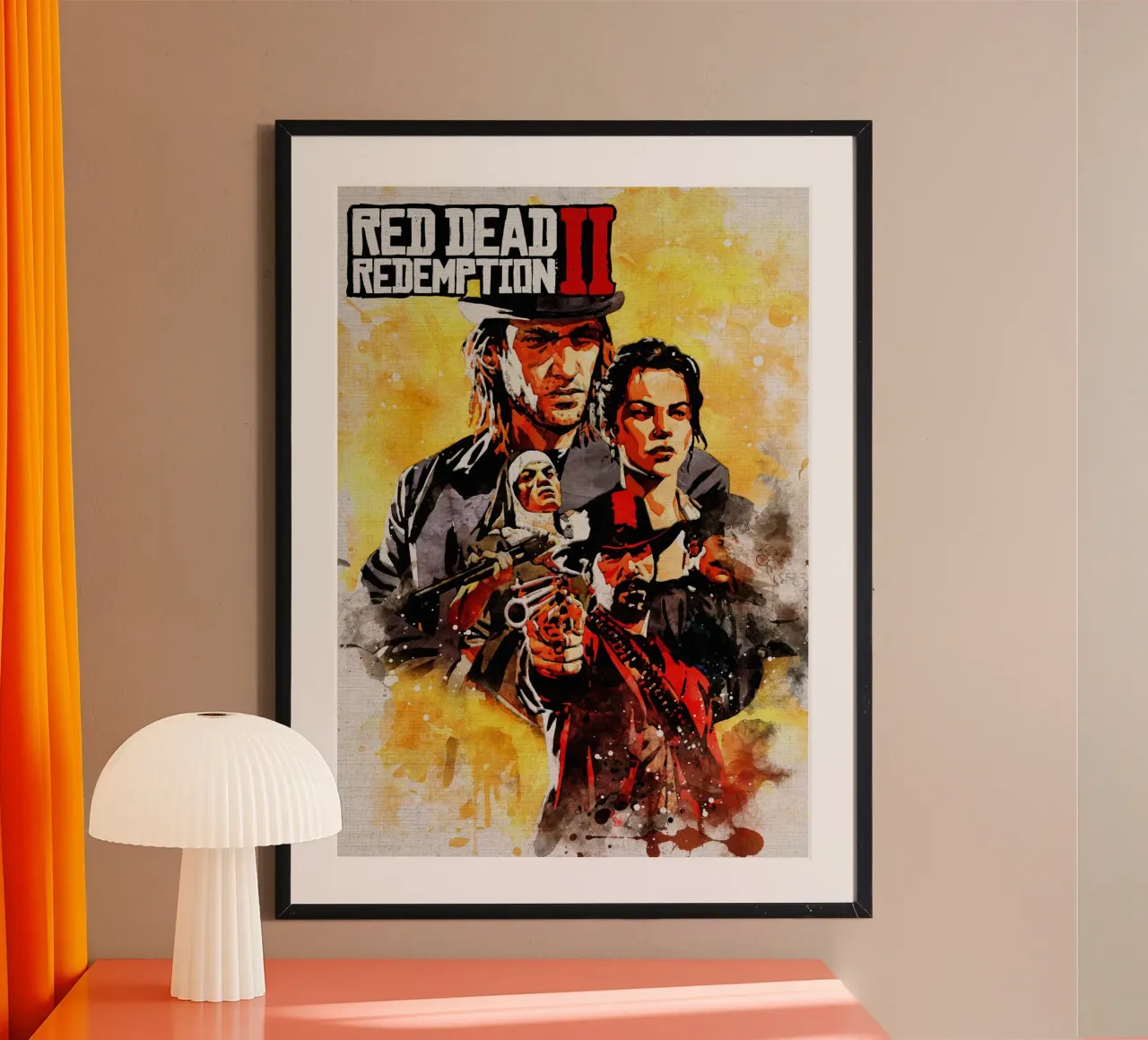 Red Dead Redemption II carta hahnemühle da CreativeStudio