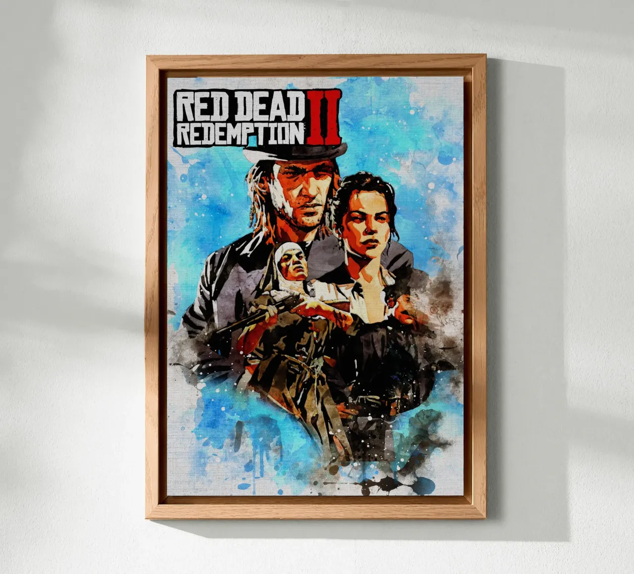 Red Dead Redemption II alluminio dibond da CreativeStudio