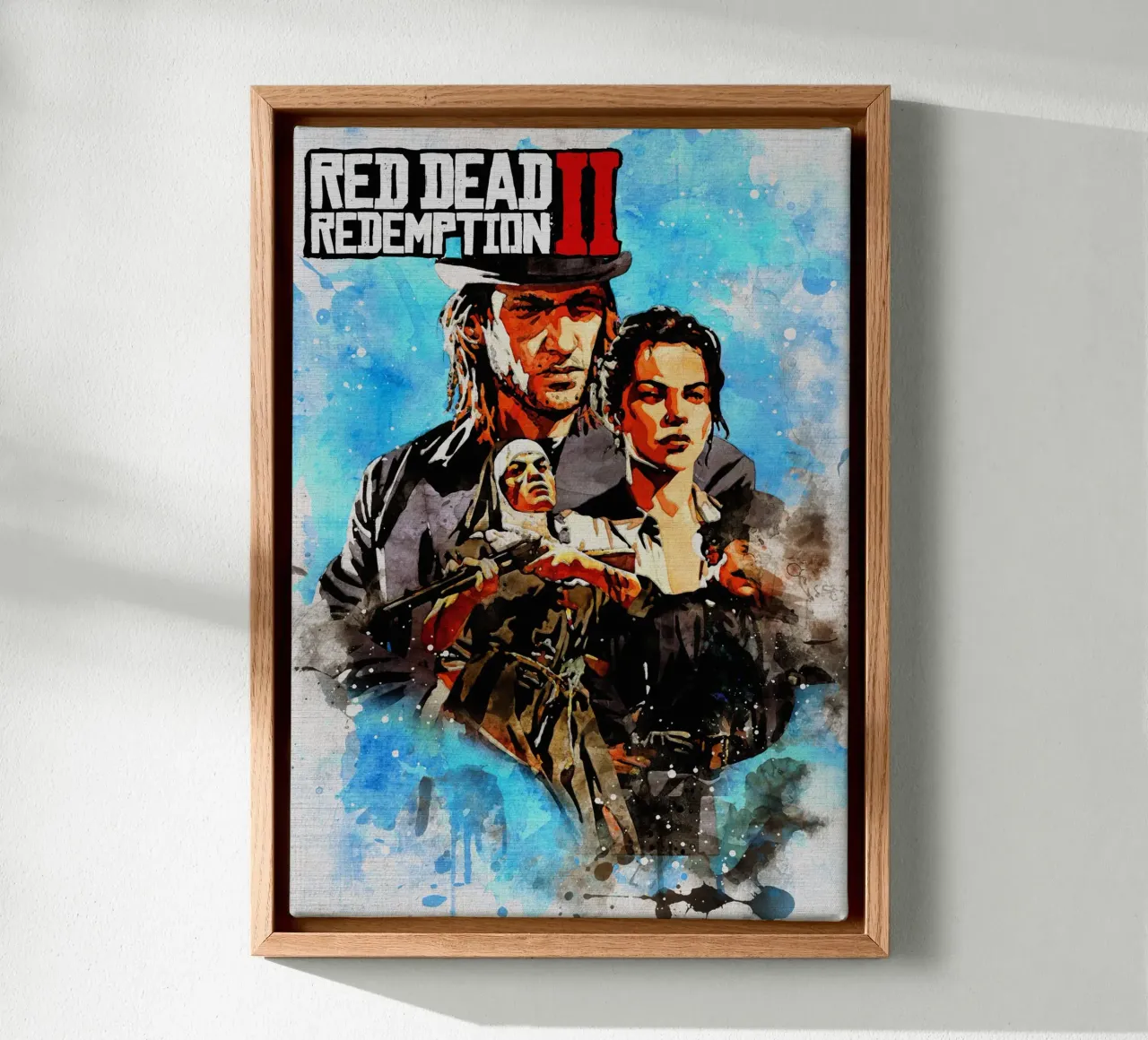 Red Dead Redemption II tela con Cornice a cassetta da CreativeStudio