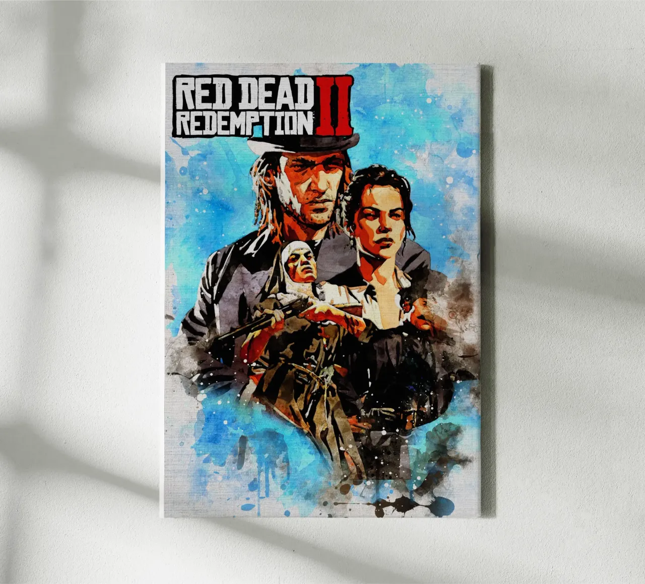 Red Dead Redemption II tela con Cornice a cassetta da CreativeStudio