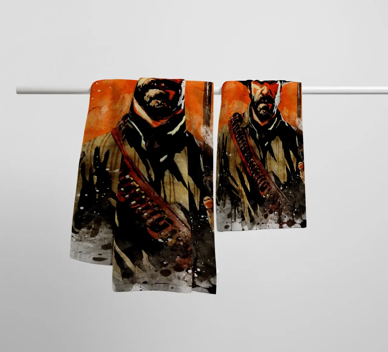 Red Dead Redemption II asciugamano da bagno da CreativeStudio
