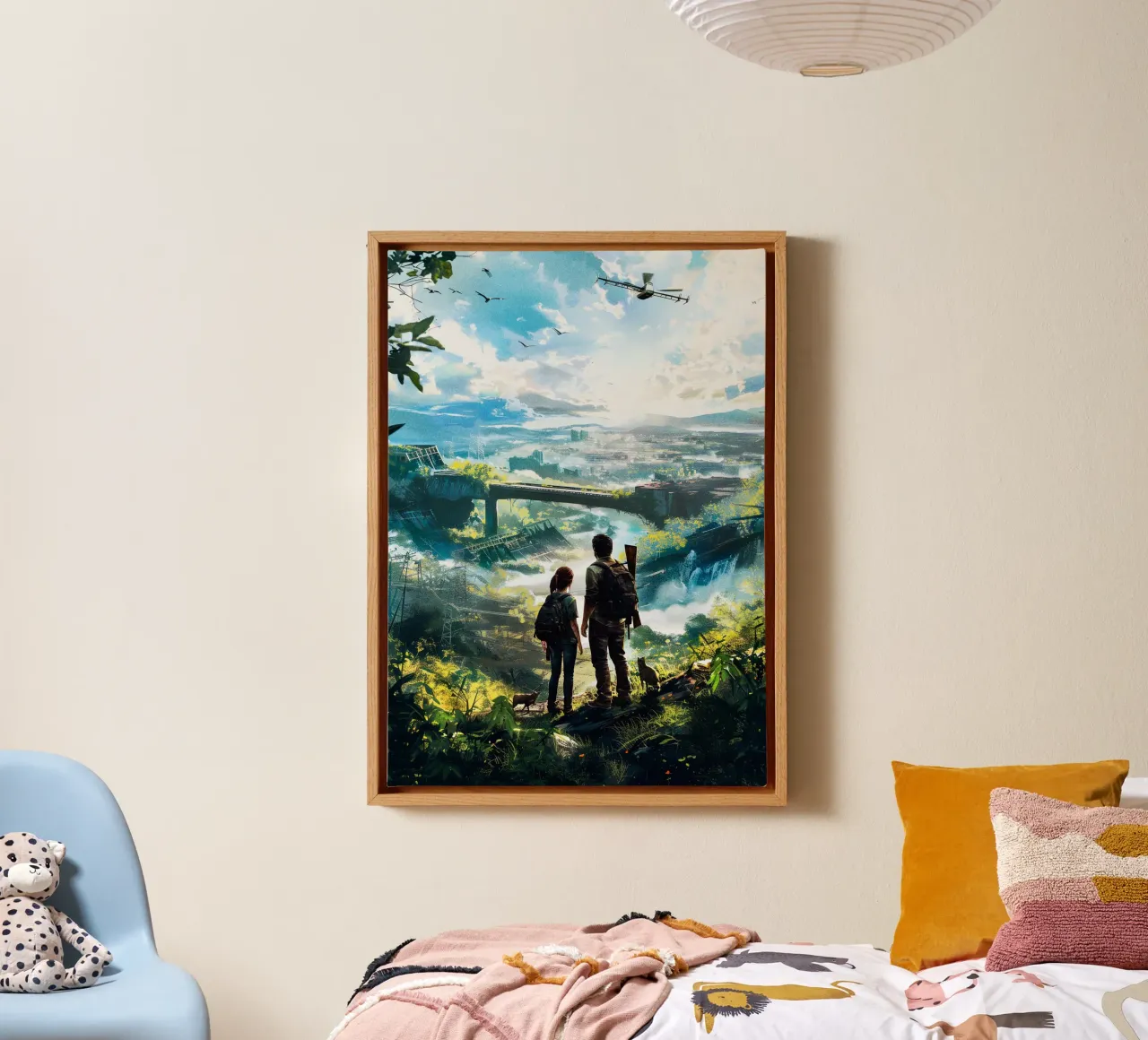 The last Of Us Leinwand mit Schattenfugenrahmen von CreativeStudio
