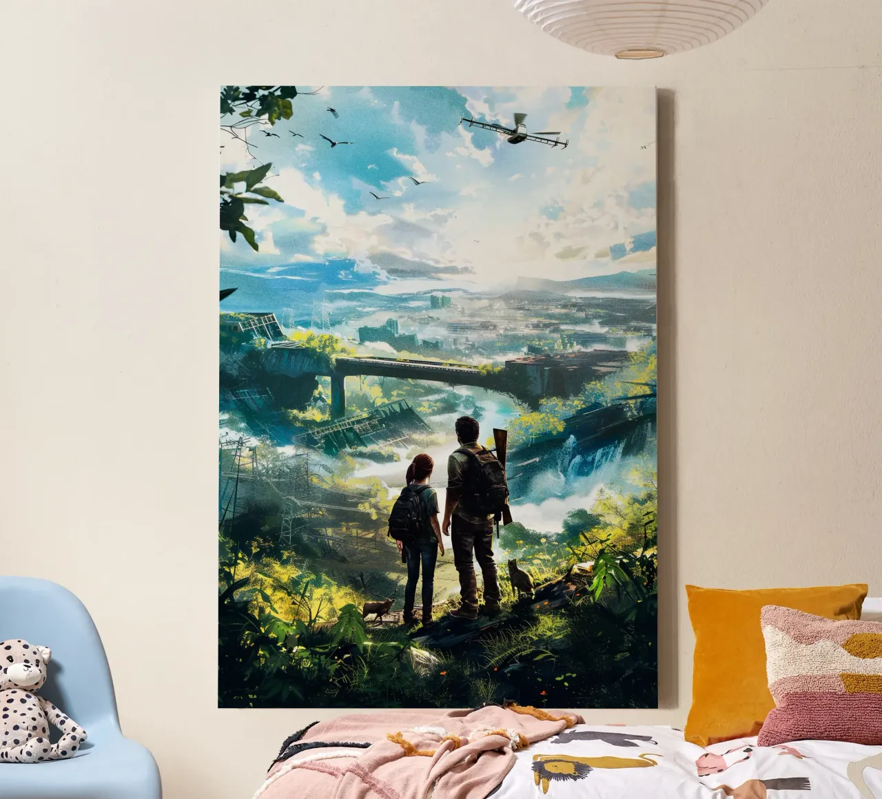 The last Of Us Leinwand mit Schattenfugenrahmen von CreativeStudio