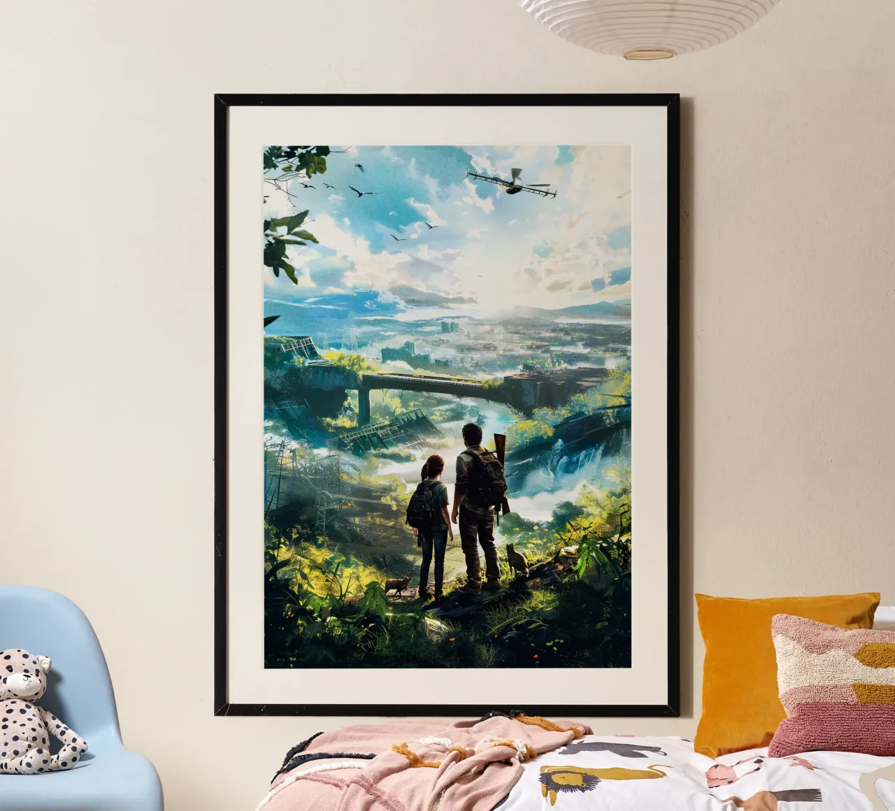 The last Of Us poster con telaio in alluminio da CreativeStudio