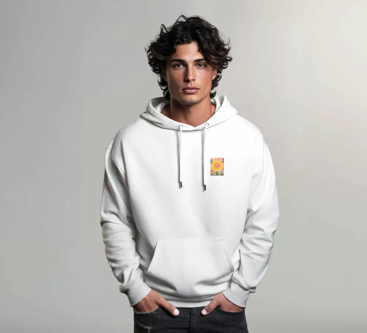Il sole felpa con cappuccio da KidzStudio