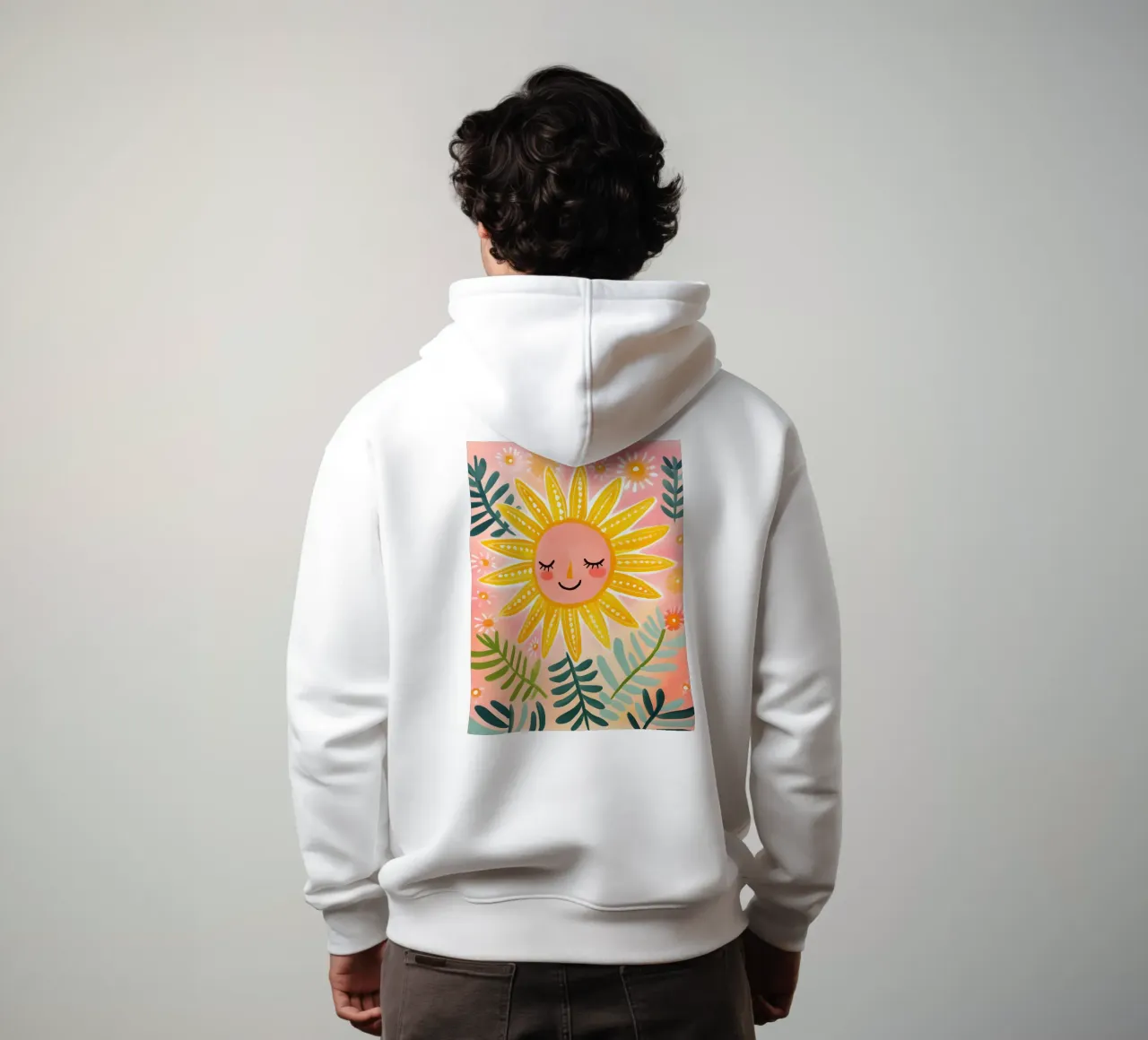 Il sole felpa con cappuccio da KidzStudio