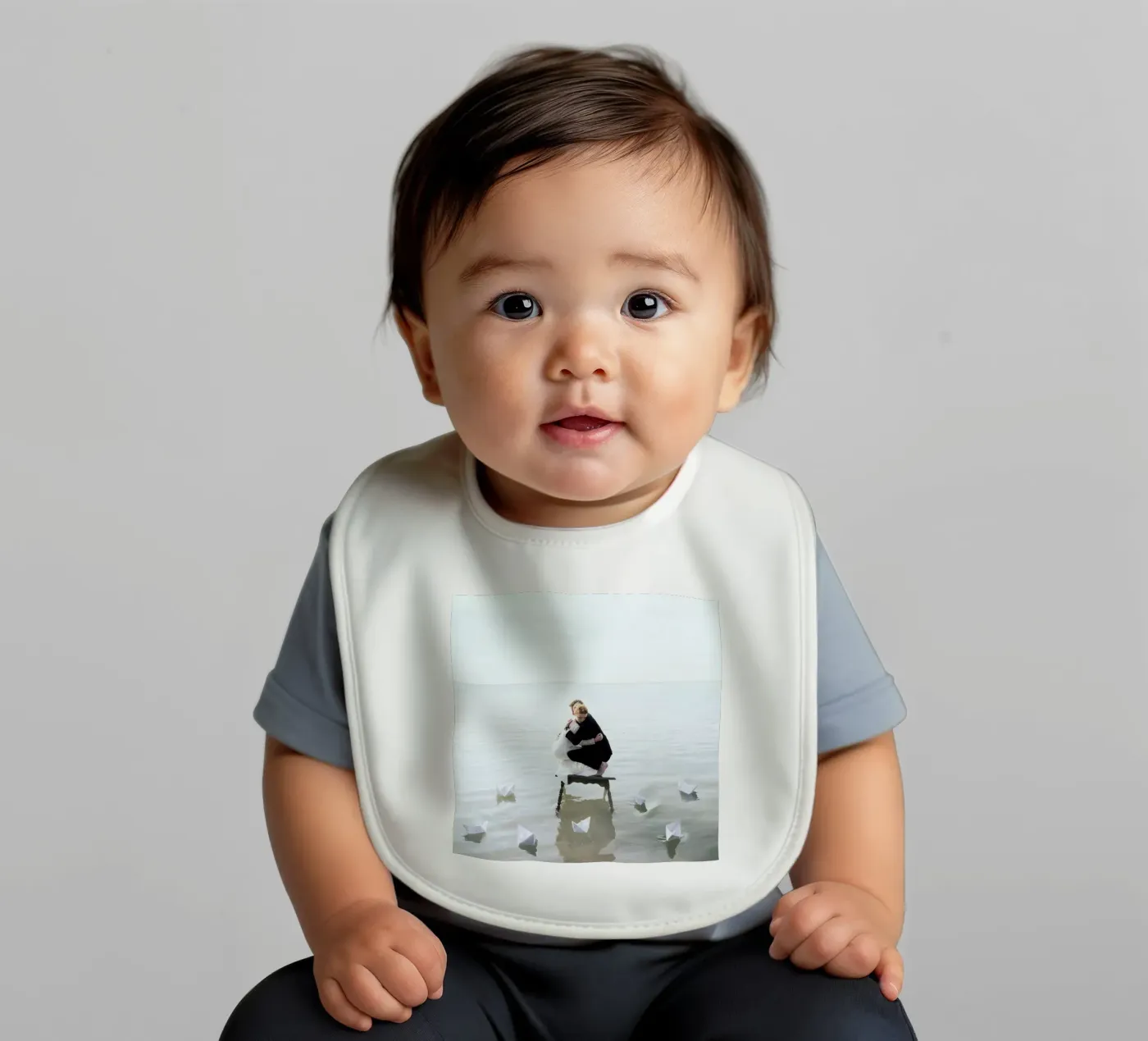 Fear baby bib by Jovana Rikalo