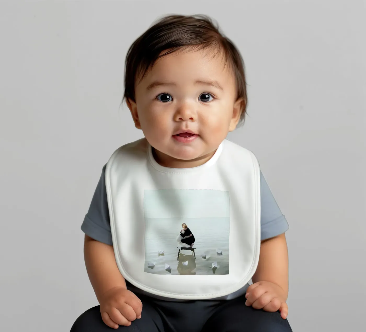 Fear baby bib by Jovana Rikalo