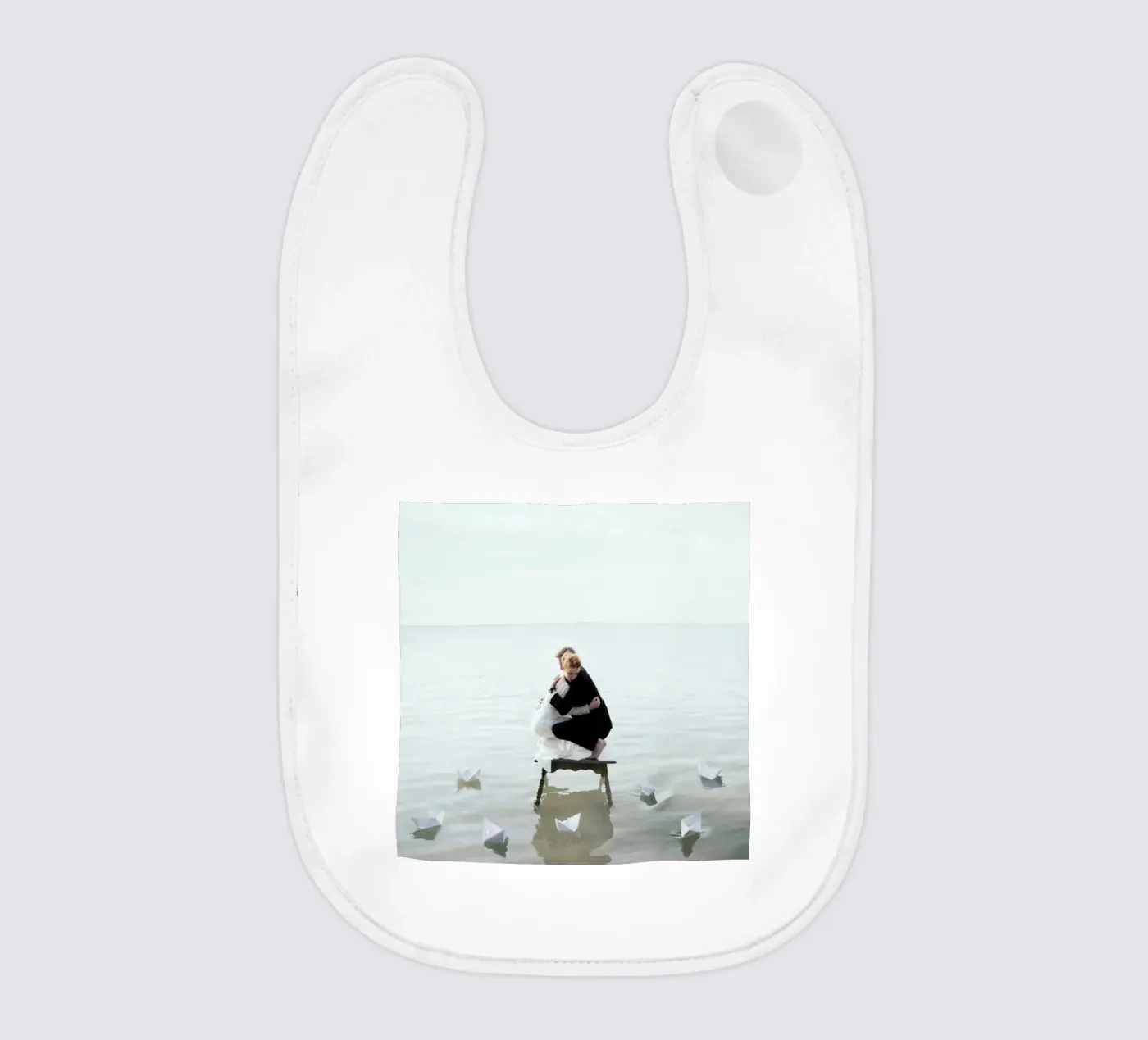 Fear baby bib by Jovana Rikalo