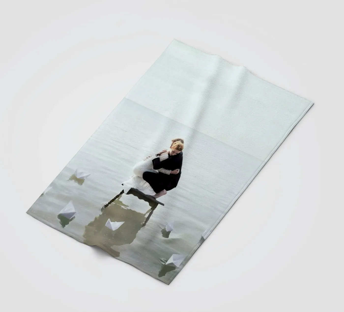 Fear Fleecedecke von Jovana Rikalo