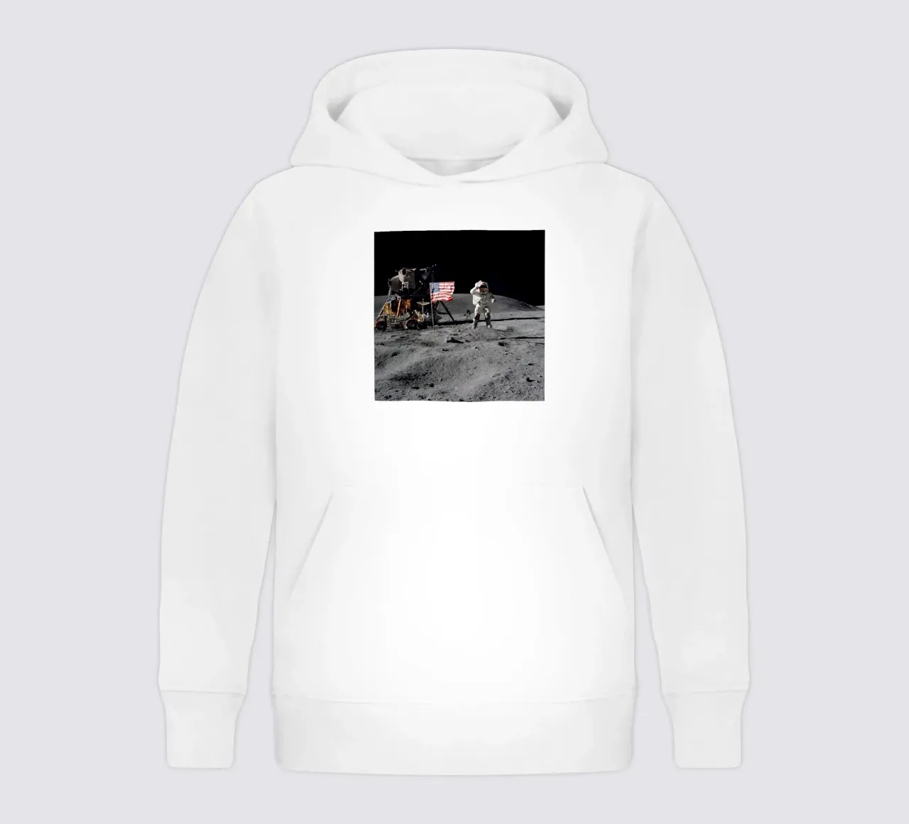 Astronauta sulla luna NASA felpa bambino con cappuccio da 🎁 ARTVI-SHOP