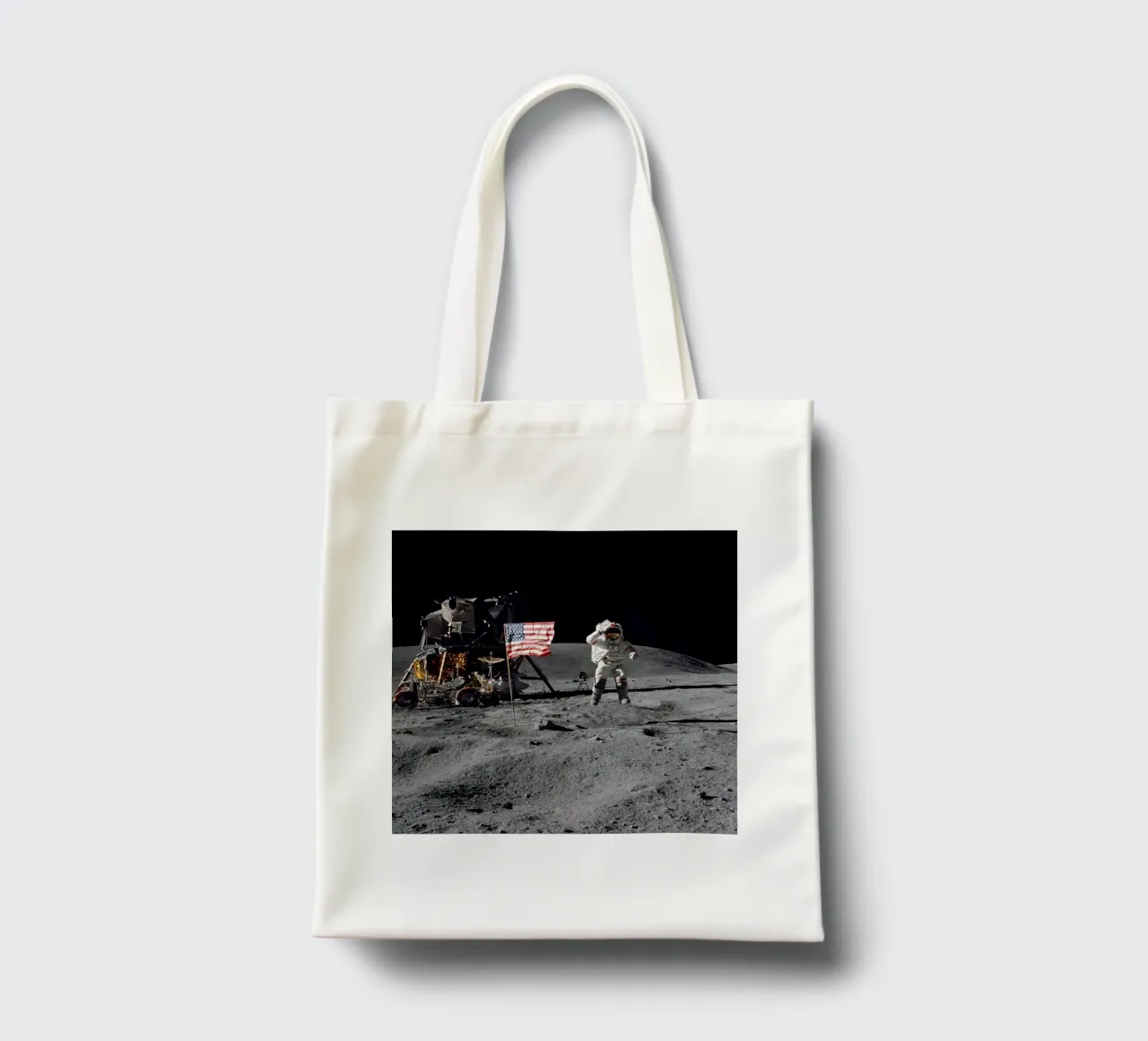 Astronaut auf dem Mond NASA Jutebeutel von 🎁 ARTVI-SHOP